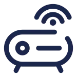 Wi Fi Router Round SVG Icon